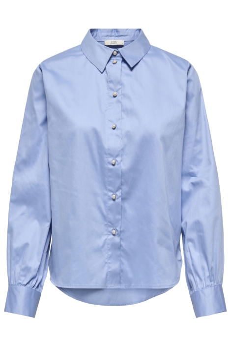 Jacqueline de Yong blauwe dames blouse | Vooraanzicht