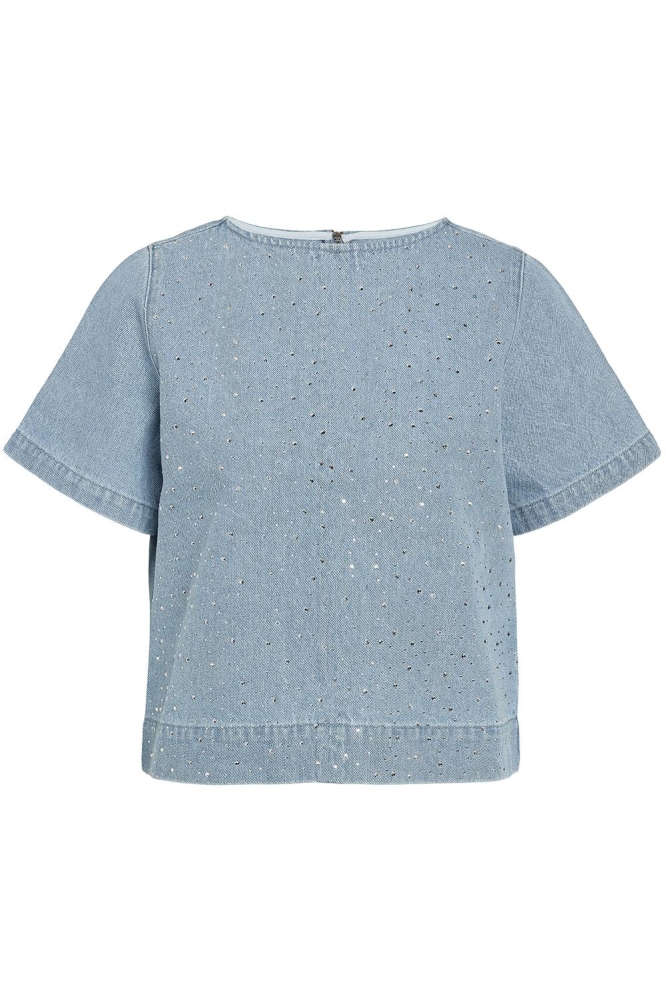 Noisy may blauwe dames t-shirt | Vooraanzicht
