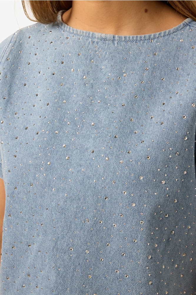 Noisy may blauwe dames t-shirt | Unique Selling Point