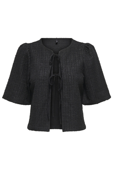 Only Blouse ONLPINJA L/S BALLOON CARDIGAN JRS 15365102 Black