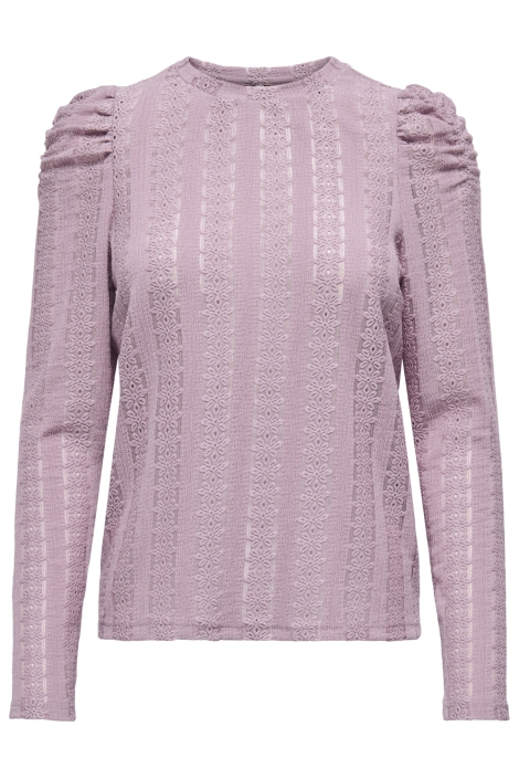 Only roze dames t-shirt | Vooraanzicht