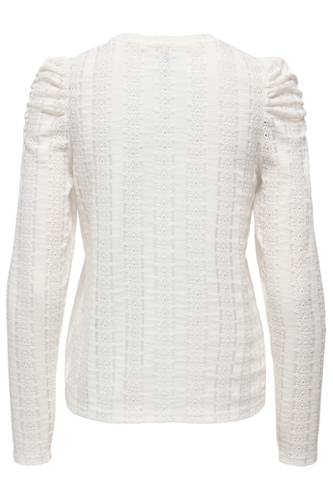 Only witte dames t-shirt | Achteraanzicht