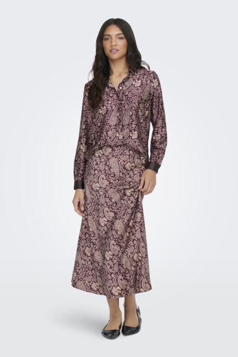 Only bordeaux dames blouse | Model