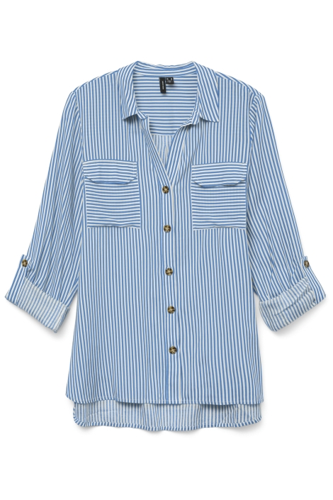 Vero Moda blauwe dames blouse | Vooraanzicht