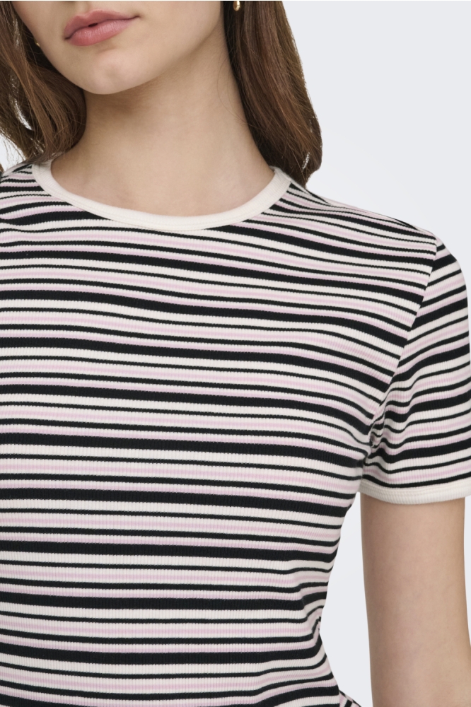 Jacqueline de Yong zwarte dames t-shirt |