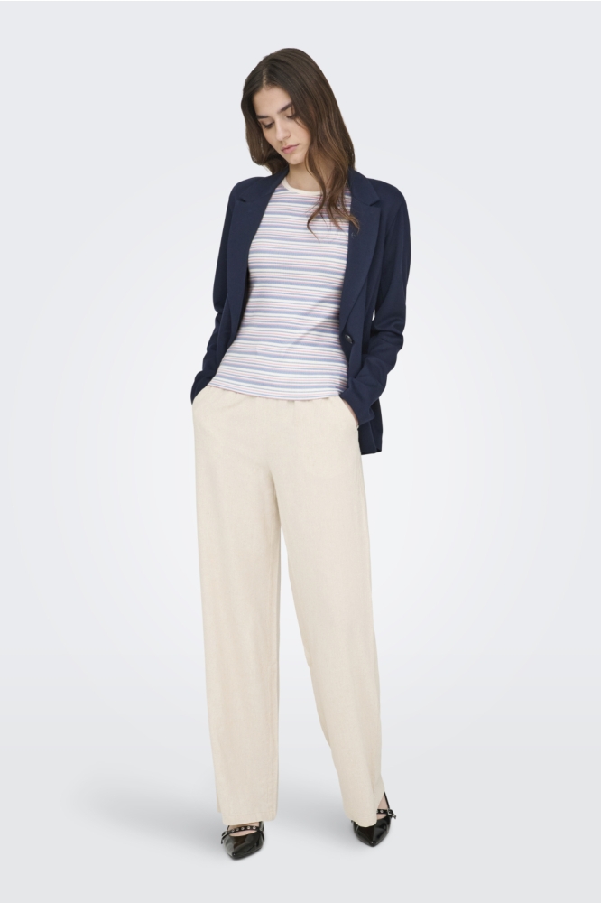 Jacqueline de Yong blauwe dames t-shirt | Model