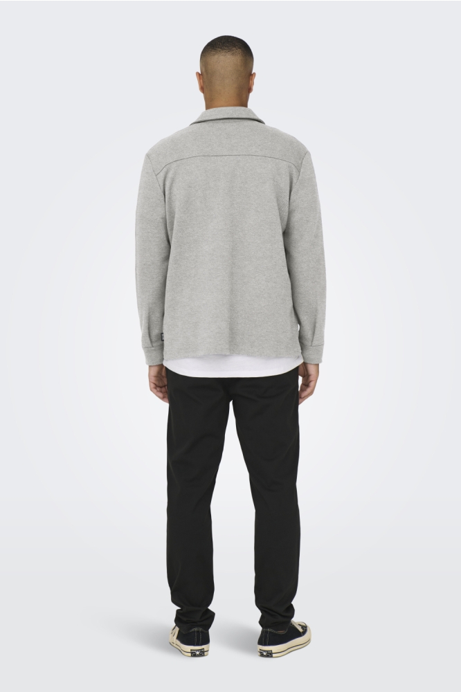 Only & Sons grijze heren overhemd | Model