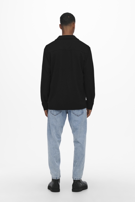 Only & Sons zwarte heren overhemd | Model