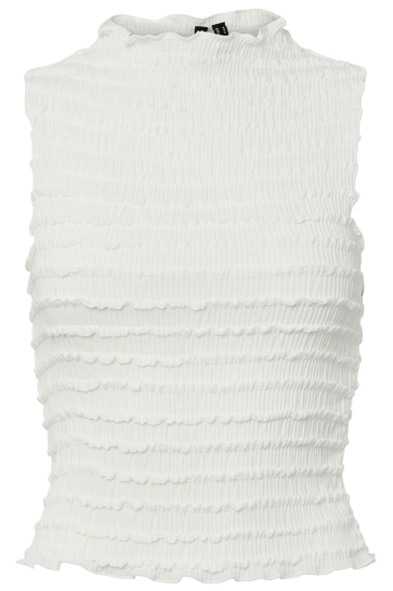 Pieces Top PCTANNE SL TOP JRS D2D PP 17163263 BRIGHT WHITE