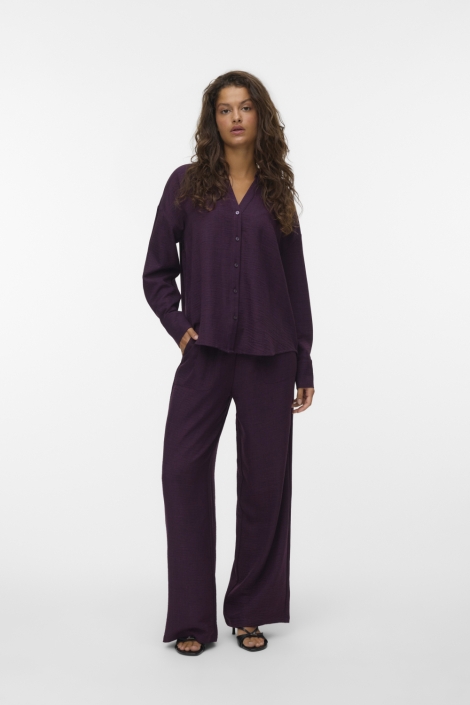 Vero Moda bordeaux dames blouse | Model