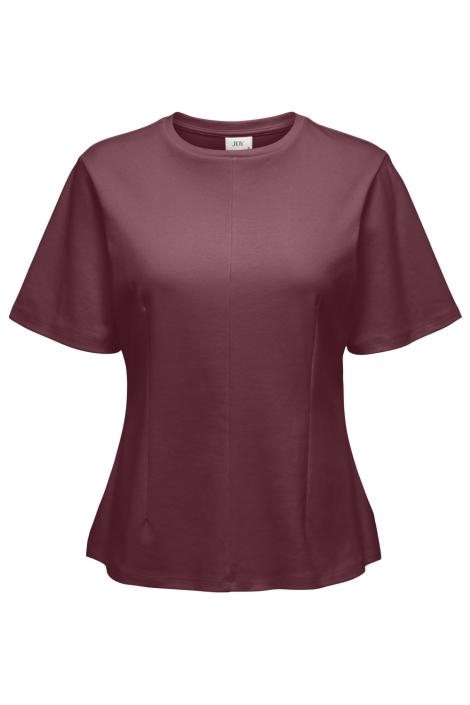 Jacqueline de Yong bordeaux dames t-shirt | Vooraanzicht