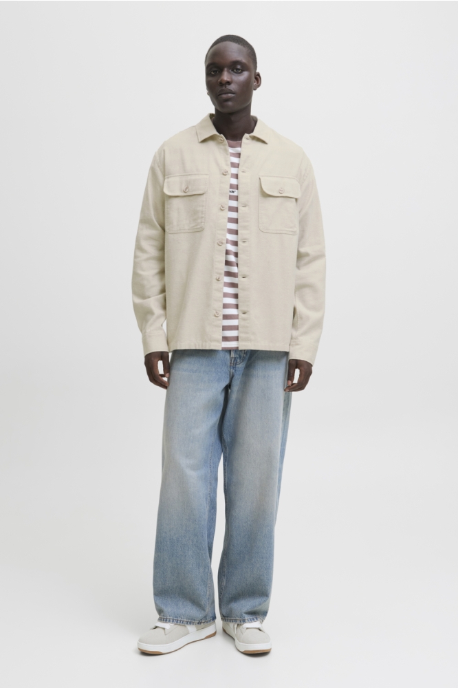 Jack & Jones beige heren overhemd | Model