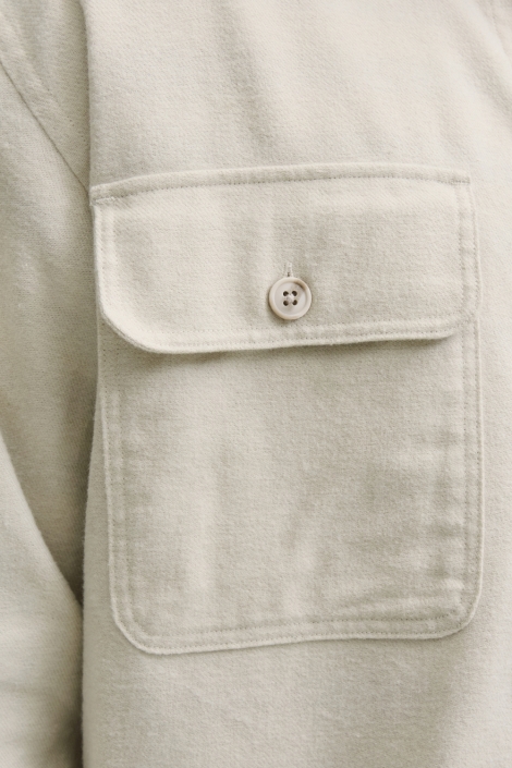 Jack & Jones beige heren overhemd | Unique Selling Point