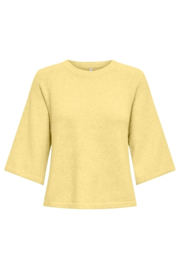 Only ONLGLORY LIFE 2/4 O-NECK EX KNT 15351150 LEMON MERINGUE