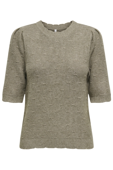 Only Trui ONLKATIA SS STRUCTURE O-NECK CC KNT 15350776 CUB/MELANGE
