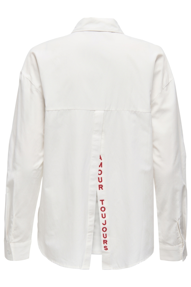 Only witte dames blouse | Achteraanzicht
