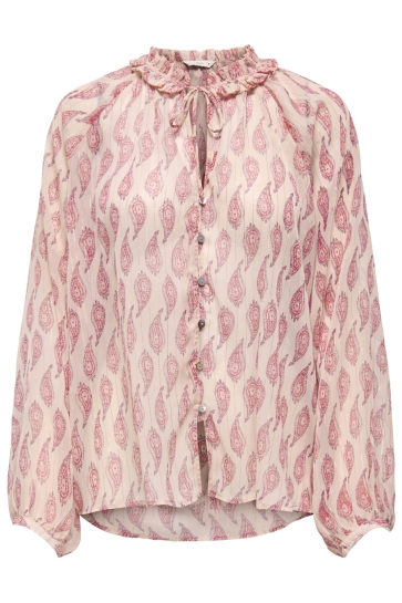 Only Blouse ONLVIENNA L/S BLOUSE WVN 15372465 MOONBEAM/VIENNA PRI