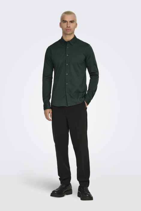Only & Sons groene heren overhemd | Model