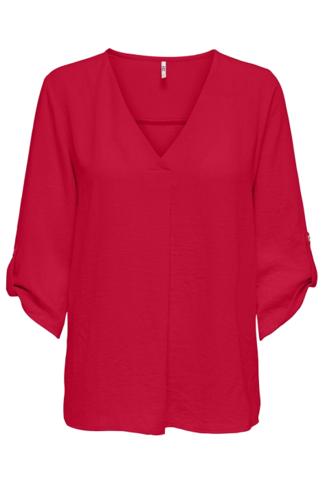 Jacqueline de Yong rode dames t-shirt | Vooraanzicht