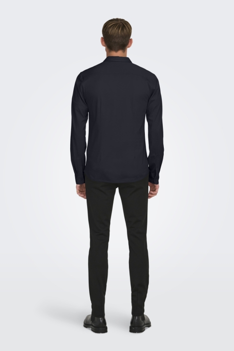 Only & Sons blauwe heren overhemd | Model