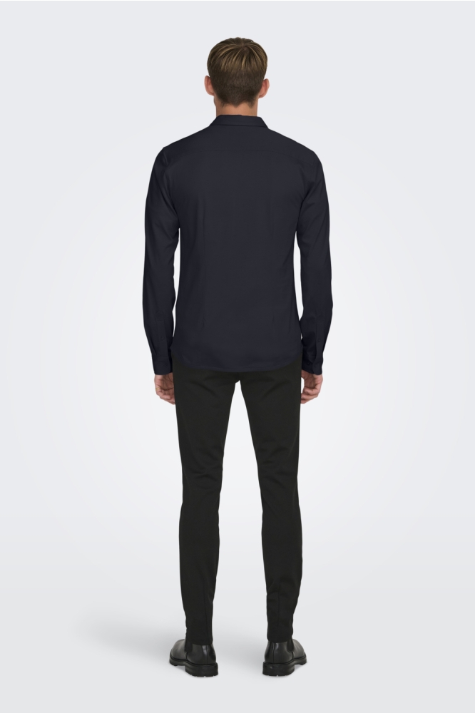 Only & Sons blauwe heren overhemd | Model