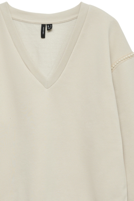 Vero Moda beige dames sweater | Close up
