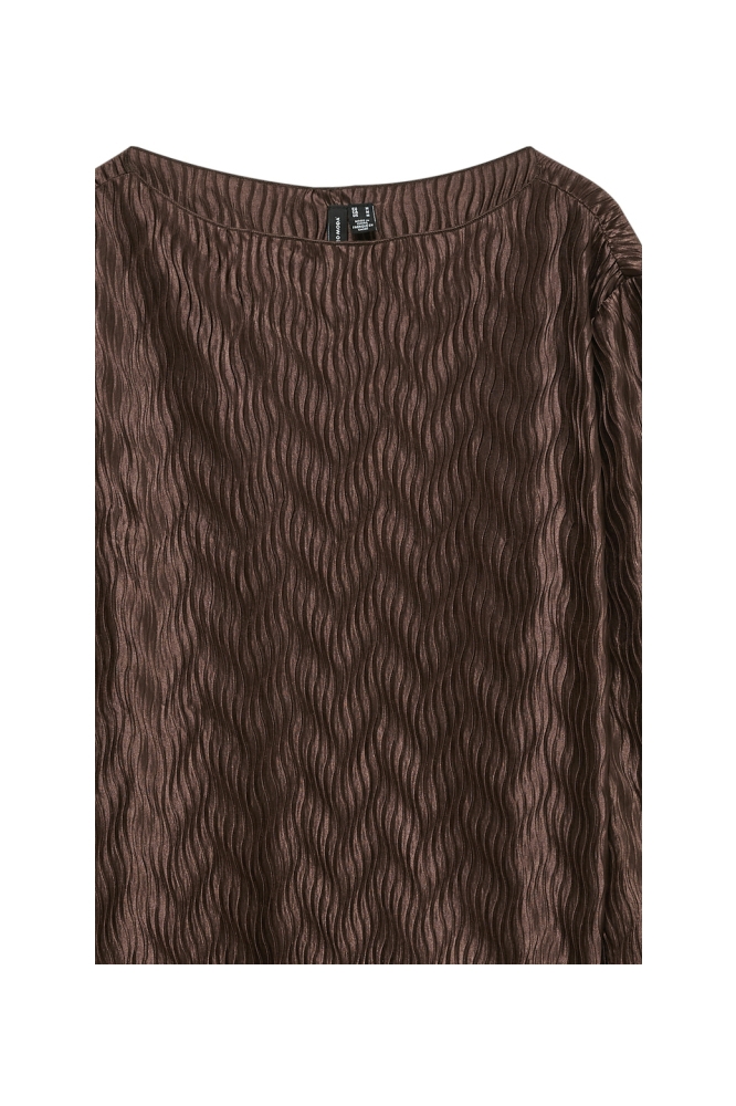 Vero Moda bruine dames t-shirt | Close up