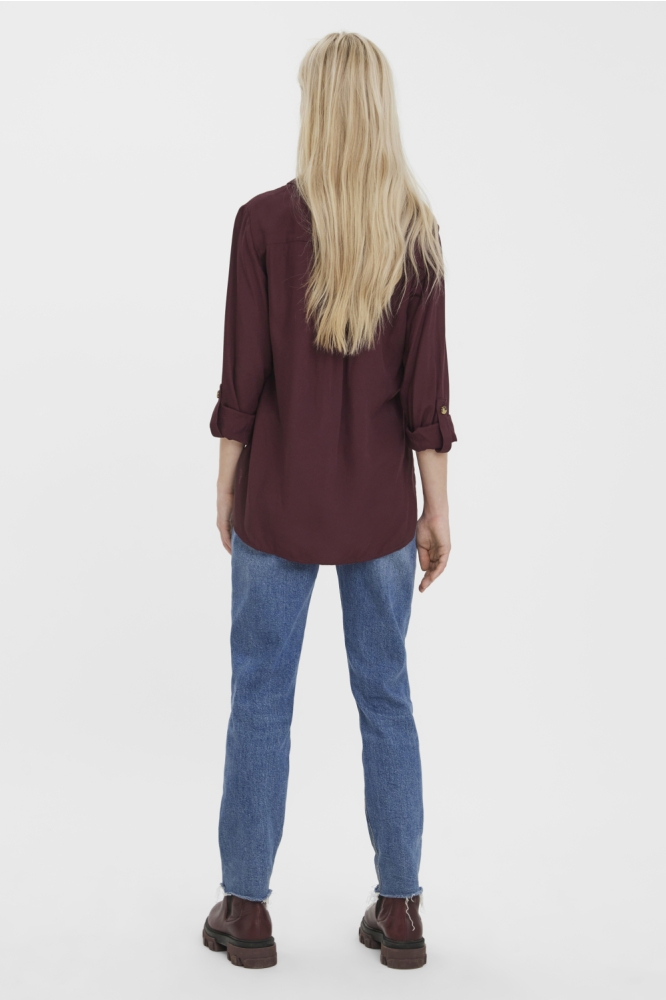 Vero Moda bordeaux dames blouse | Model