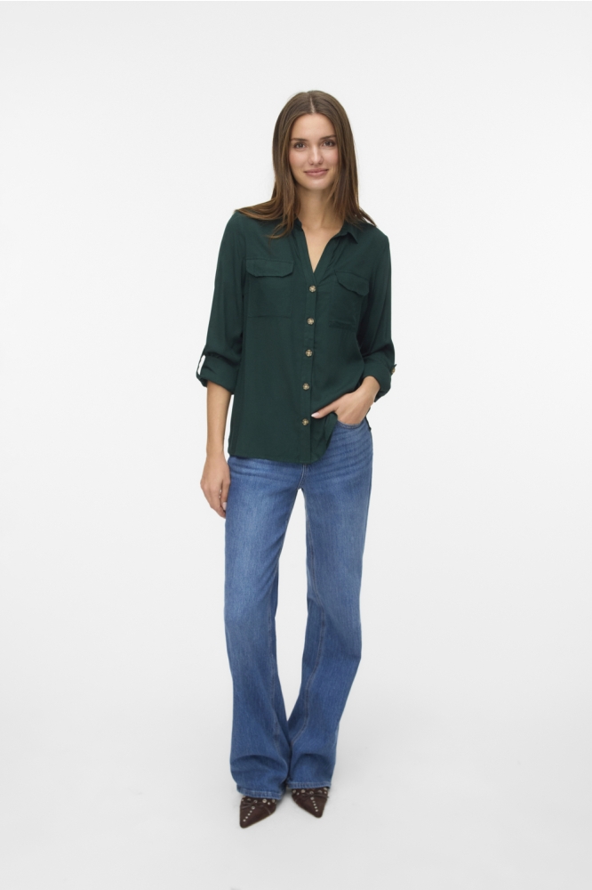 Vero Moda groene dames blouse | Model