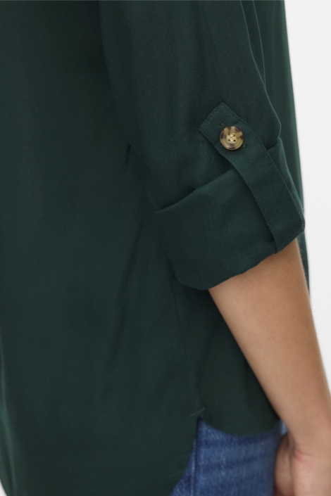 Vero Moda groene dames blouse | Close up