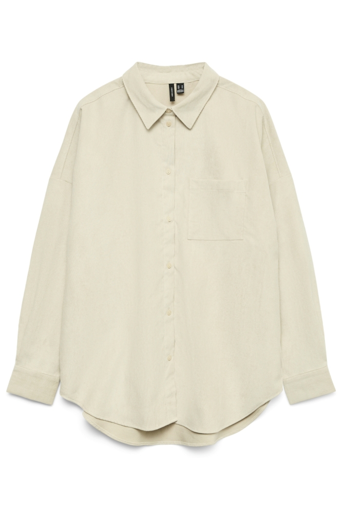 Vero Moda beige dames blouse | Vooraanzicht