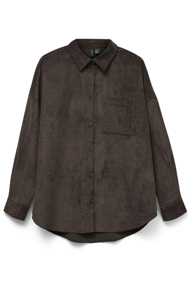 Vero Moda bruine dames blouse | Vooraanzicht