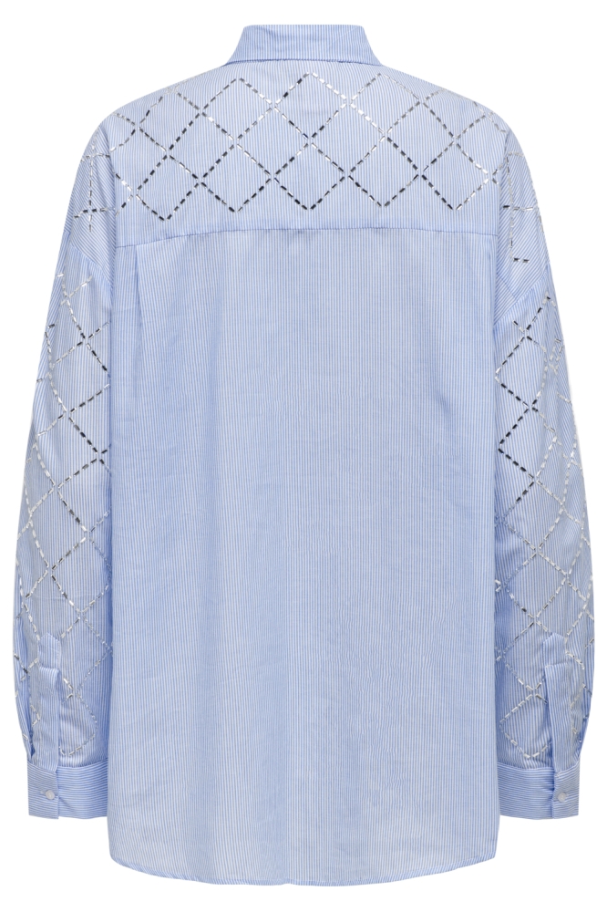 Only witte dames blouse | Achteraanzicht