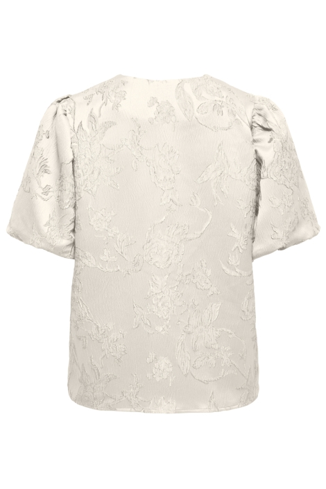 Jacqueline de Yong beige dames blouse | Achteraanzicht