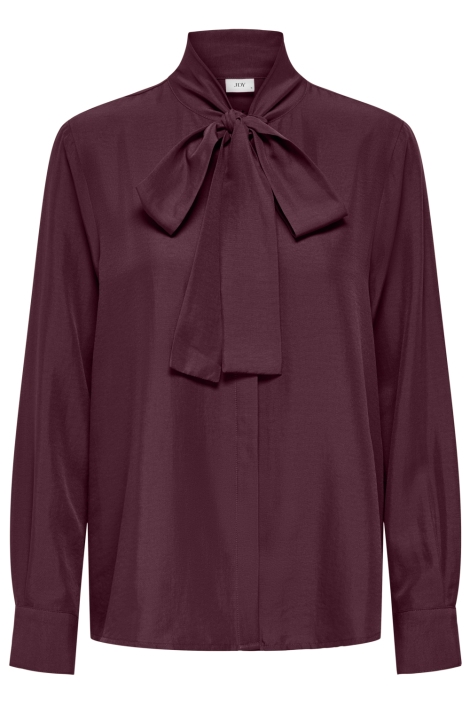 Jacqueline de Yong bordeaux dames blouse | Vooraanzicht