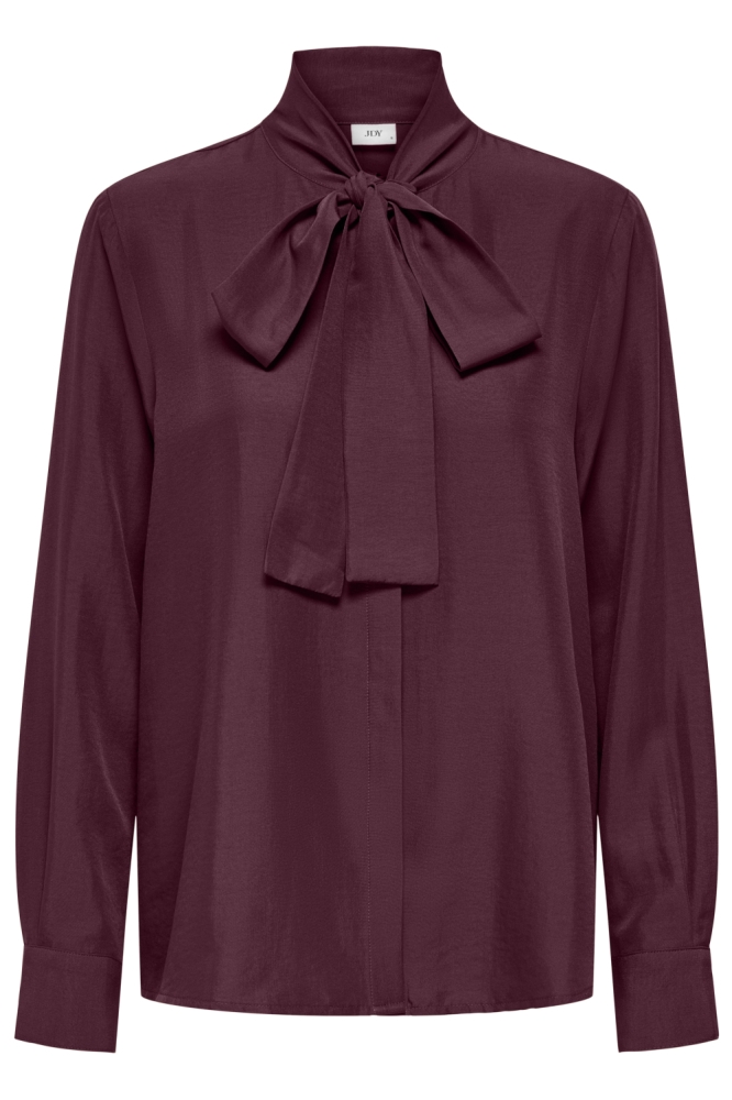 Jacqueline de Yong bordeaux dames blouse | Vooraanzicht