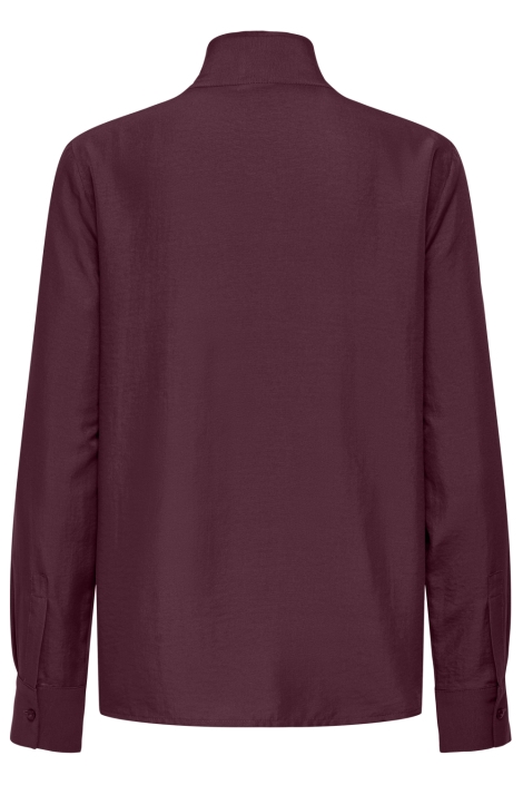 Jacqueline de Yong bordeaux dames blouse | Achteraanzicht