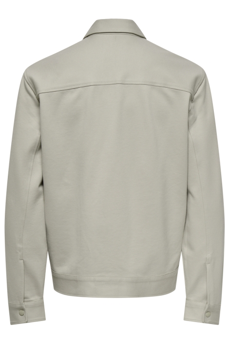 Only & Sons ecru heren vest | Achteraanzicht