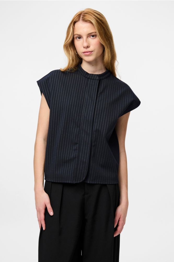Pieces blauwe dames blouse | 