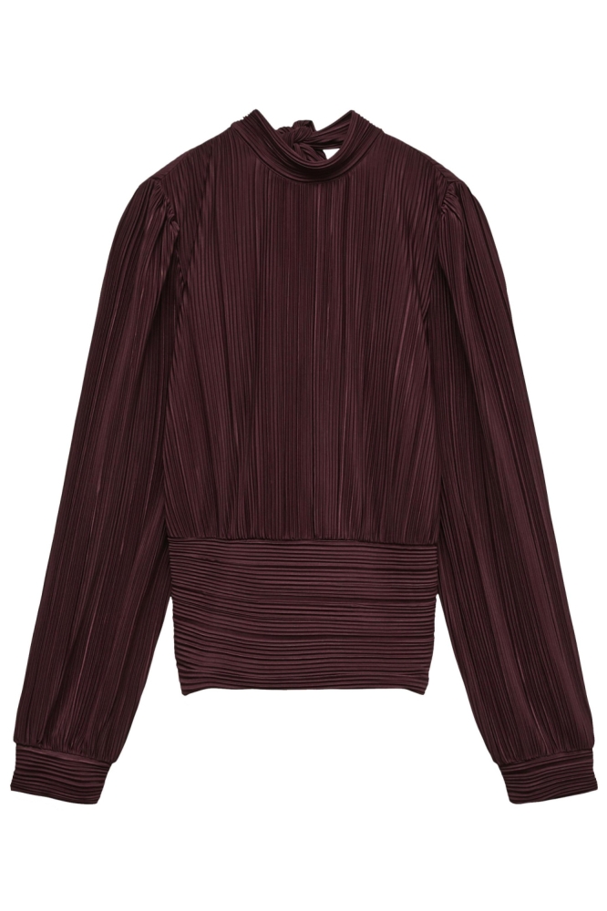 Vero Moda bordeaux dames t-shirt | Vooraanzicht