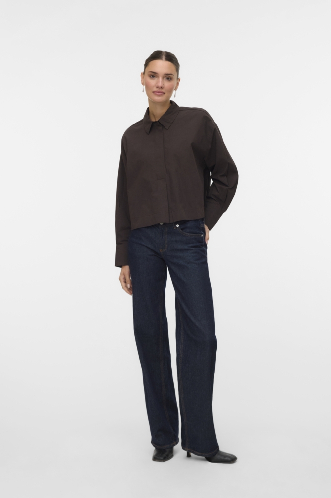 Vero Moda bruine dames blouse | Model