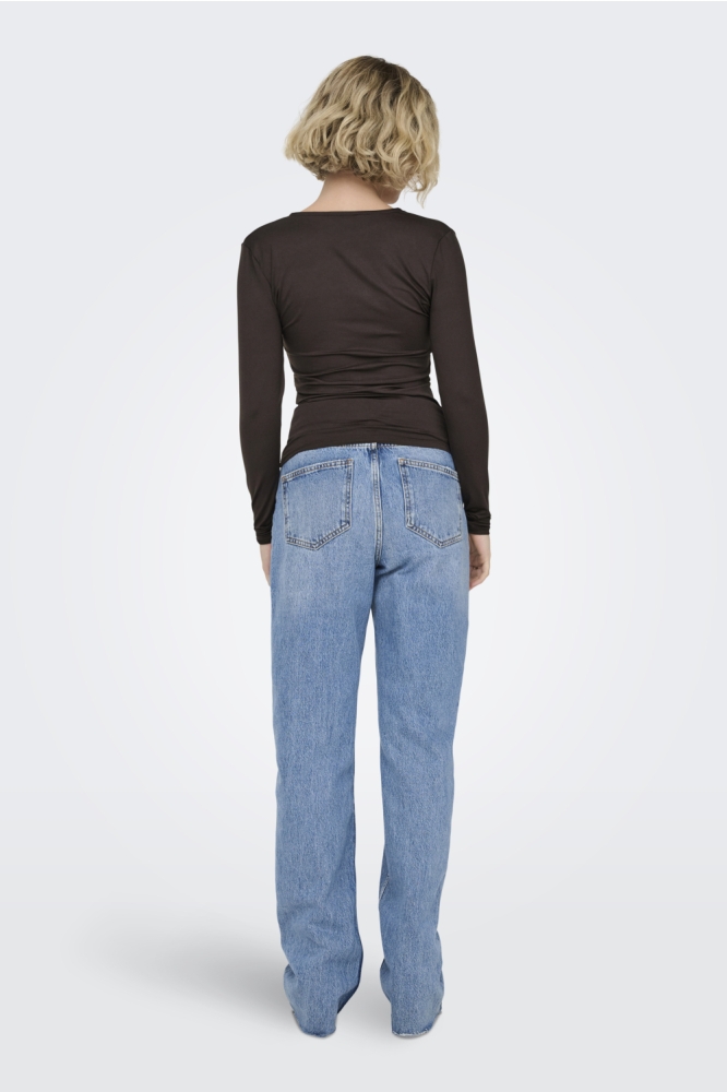 Only bruine dames t-shirt | Model