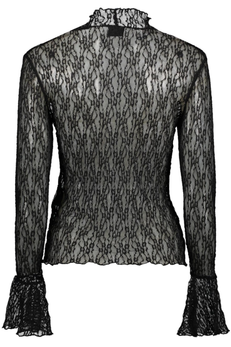 Jacqueline de Yong zwarte dames t-shirt | Achteraanzicht