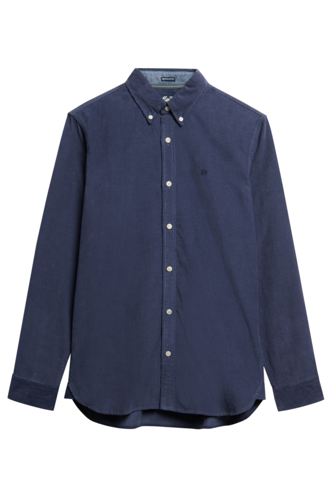 Superdry blauwe heren overhemd | Vooraanzicht