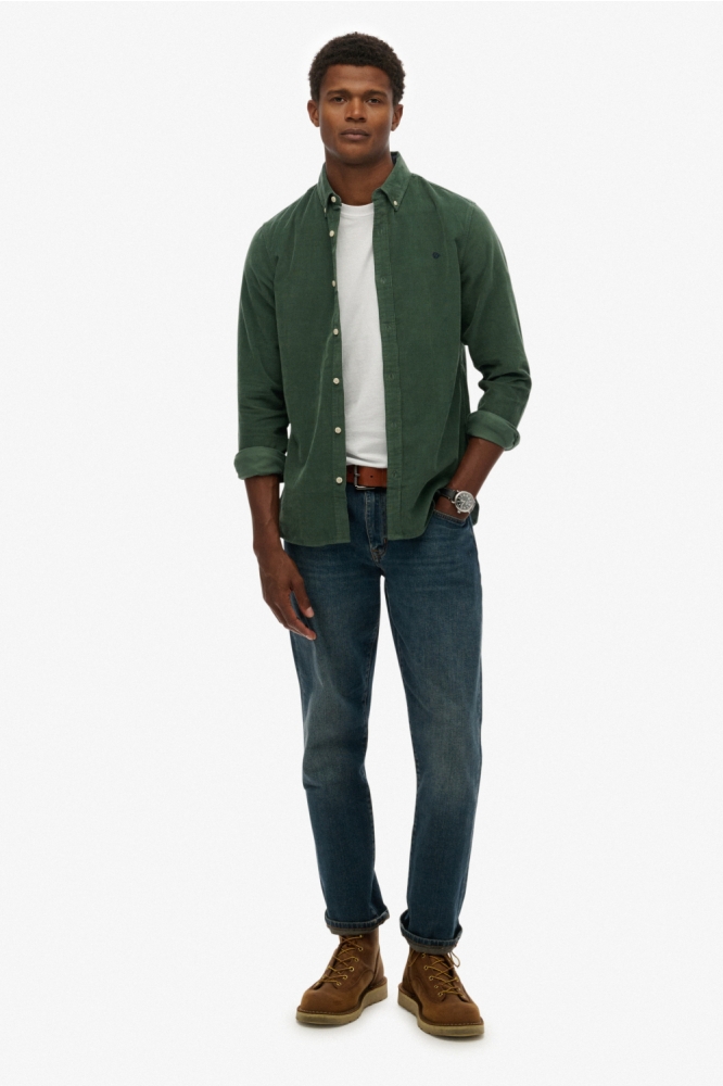 Superdry groene heren overhemd | Model
