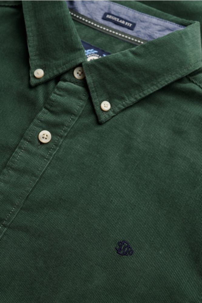 Superdry groene heren overhemd | Kleurstaal