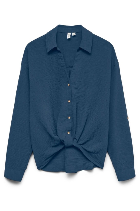 Vero Moda blauwe dames blouse | Vooraanzicht
