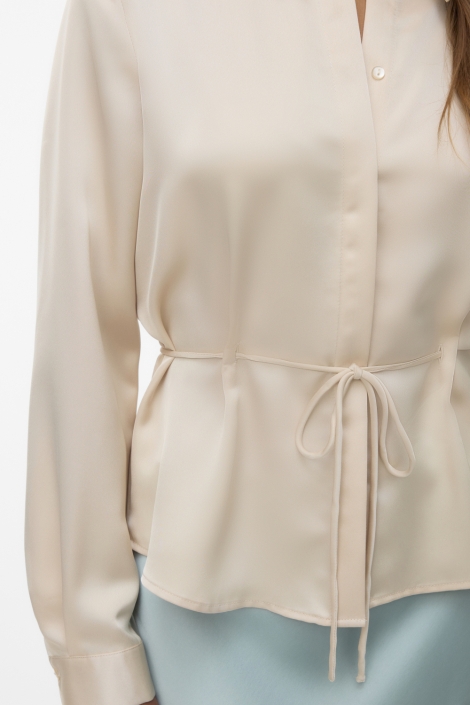 Vero Moda beige dames blouse | Close up