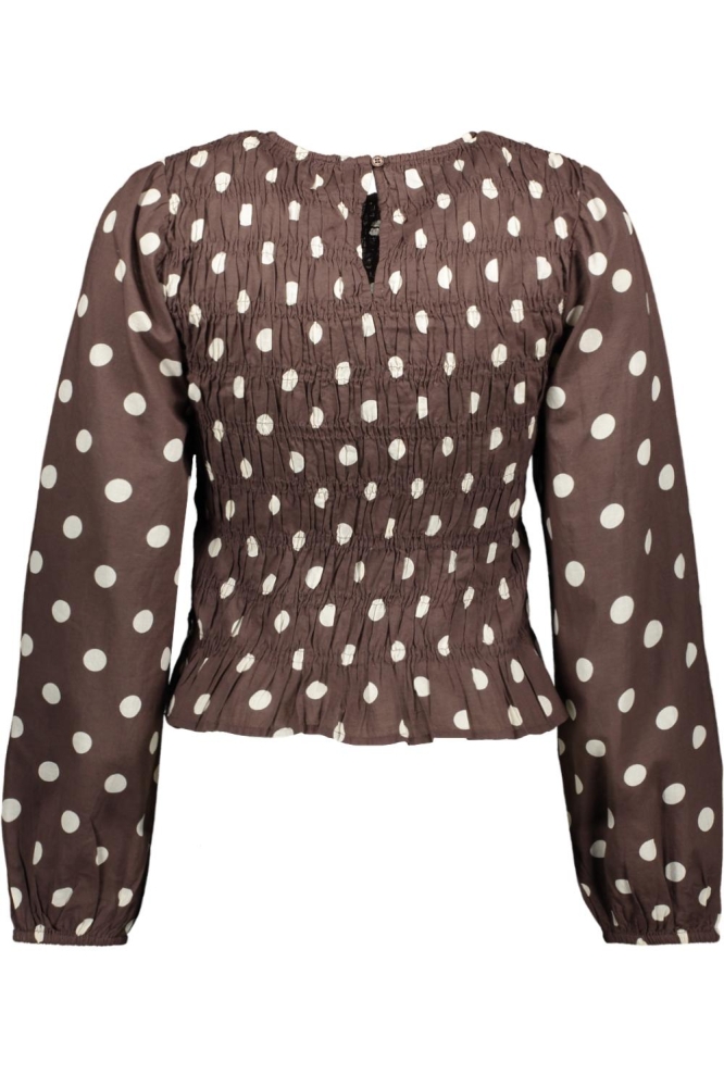 Vero Moda bruine dames top | Achteraanzicht