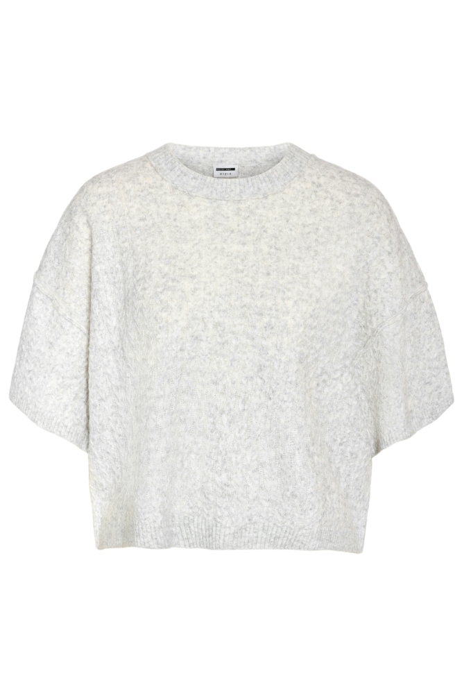 Noisy may grijze dames trui | Vooraanzicht